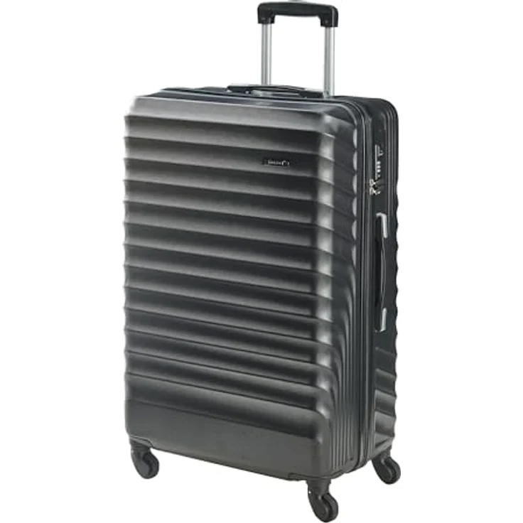 Pro-Tec Reisekoffer Pona 3er Set, Schwarz, Hartschale, 100 l, TSA-Schloss, 360° Rollen – Bild 3