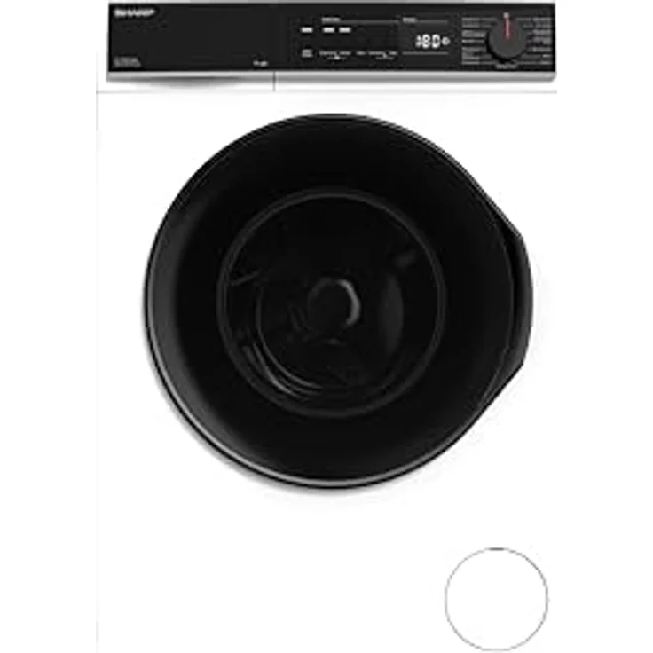 Sharp ES-PRO814WA-DE Waschmaschine Frontlader, 8kg, 1400U/min, Smarte Bedienung durch Veezy App, Dampffunktion, Inverter, 15 Programme, AquaStop, Weiß – Bild 1