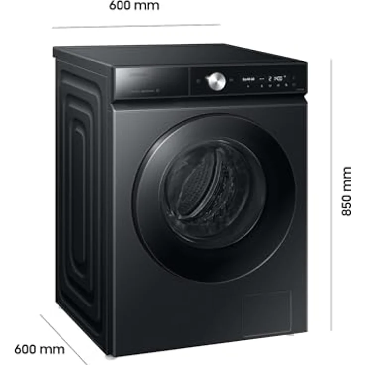 Samsung WW8400D WW11DB8B95GB, BESPOKE Waschmaschine, QuickDrive, AI Wash, 1 EEK: A (-40%), 11 kg Black – Bild 2