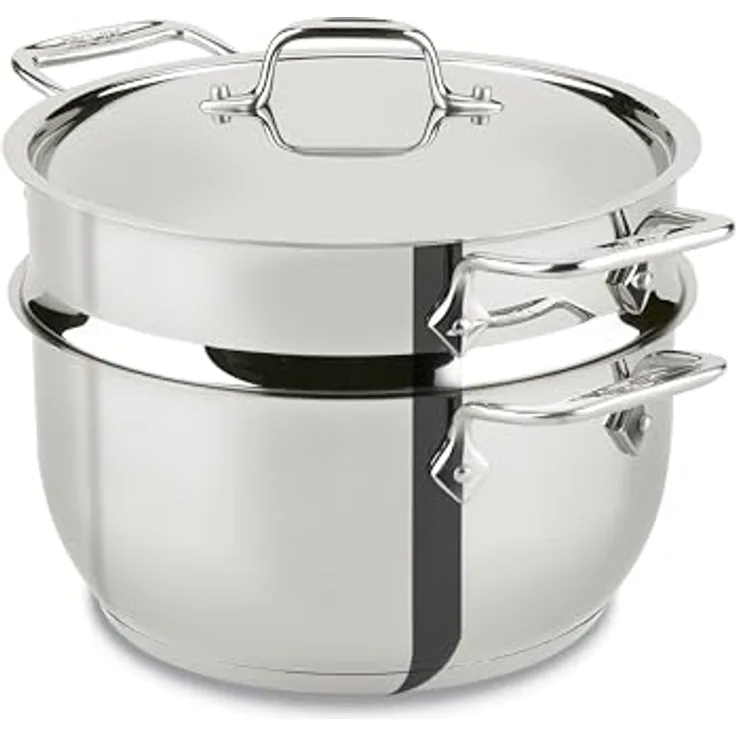 All-Clad E414S564 Edelstahl-Dampfgarer-Kochgeschirr, 5 Quart, silber ? 2100078498