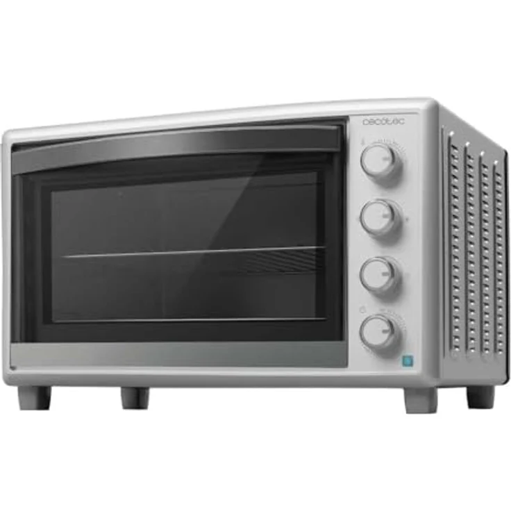 Cecotec Tischkonvektionsofen 60 Liter Bake&Toast 6090 White Gyro. 2200 W, 12 Funktionen, bis 230°C, Doppelglastür, Inklusive Drehspieß – Bild 1