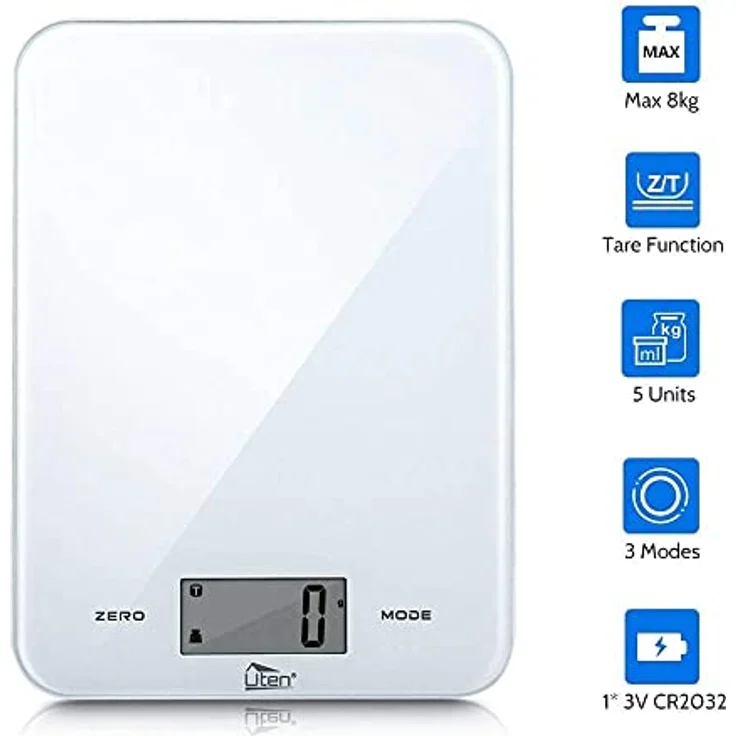 Uten Taschenwaage 100g/0,01g Digitale Feinwaage mit 4 Einheiten und PCS Briefwaage Goldwaage – Bild 2