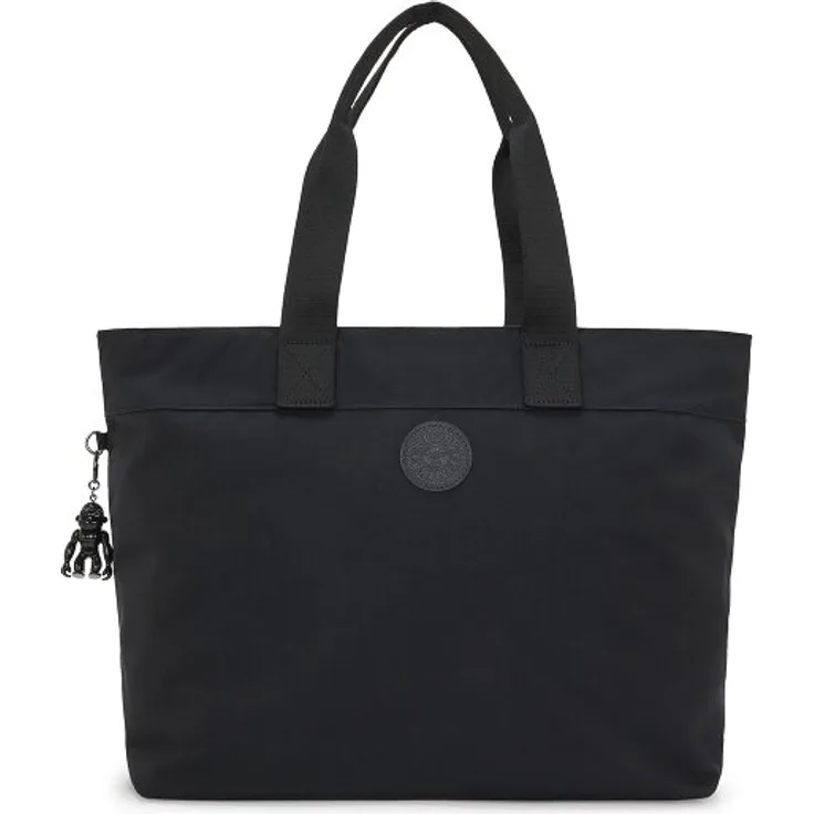 Kipling Basic Elevated Colissa Up Shopper Tasche, 50 cm mit Laptopfach, grau aus 100% Polyester