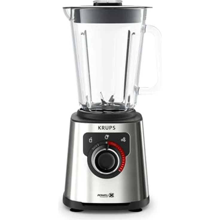 Krups Standmixer KB87GD PerfectMix Plus - Standmixer - silber, 1200 W - Leistungsstarker Motor, automatische Programme, hitzebeständiger Glasbehälter – Bild 2