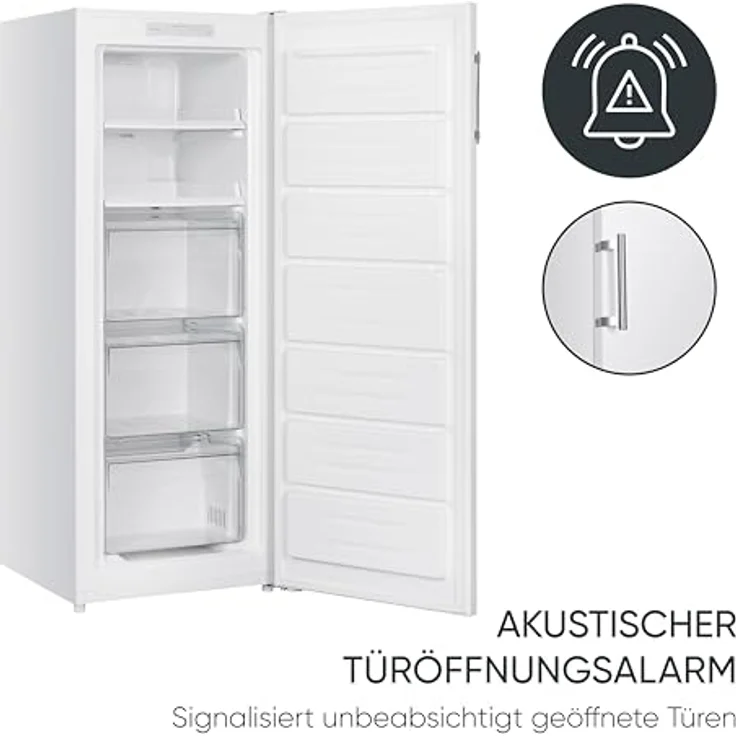 SEVERIN GS 8868 Gefrierschrank No Frost, 161 Liter, Energieeffizienzklasse C, elektronische Steuerung, schnellgefrierfunktion – Bild 9