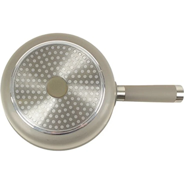 Kela 16560 Käsefondue-Set, 10-teilig, Keramisch beschichtet, Aluguss, Induktionsgeeignet, 1 L Lancy, taupe – Bild 2