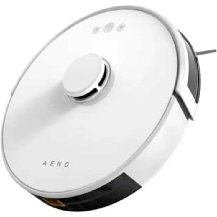 Aeno RC2S Saugroboter mit Wischfunktion, 130 min Akkubetrieb, 2000 Pa Saugleistung, Lasernavigation, weiß – Bild 2