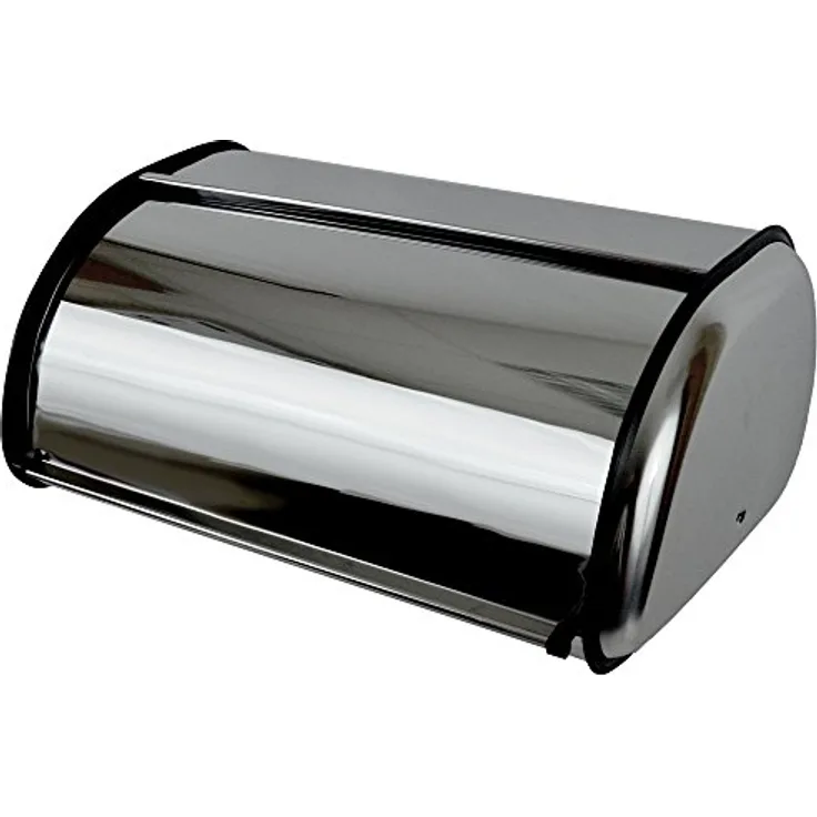 Chef Vida Spiegel Finish Brotkasten, Metall, Silber