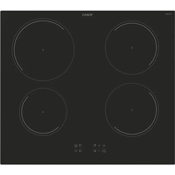 Candy Idea CITT642C/E1, Integriertes 60 cm Induktionskochfeld mit 4 Brennern, Schwarz, Touchsteuerung und digitaler Timer-Funktion – Bild 1