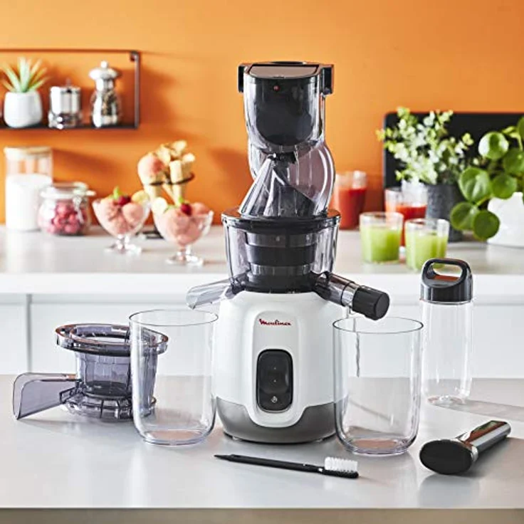 Moulinex ZU600110 Saftpresse, Weiß sehr großer Flaschenhals weiß – Bild 4