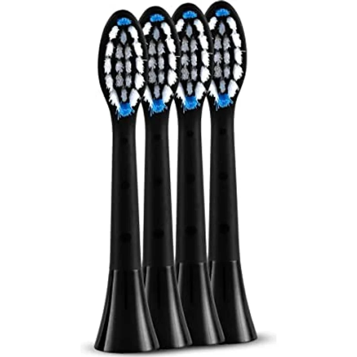 Silk'n Ersatzbürstenköpfe, Familienpackung, 4 Stück, schwarz, medium für SonicYou und SonicSmilePLUS – Bild 1