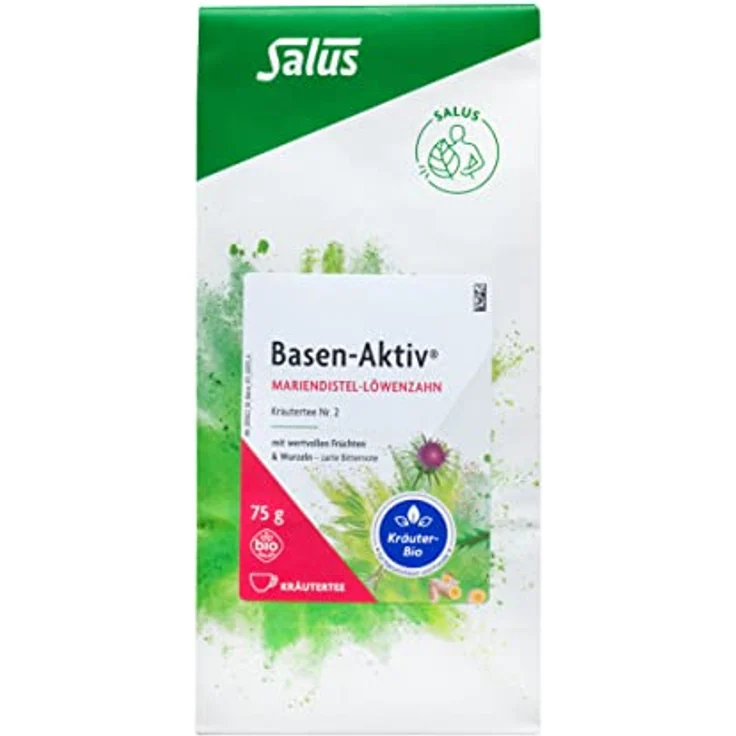 Salus Basen Aktiv Nr2Marien Loew Bio, 75 g Tee mit wertvollen Früchten und Wurzeln – Bild 2
