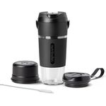 NutriBullet Flip NBPB10350 Tragbarer Mixer mit Tritan-Becher, Schwarz, USB-C-Ladeanschluss, 50% mehr Akkuleistung