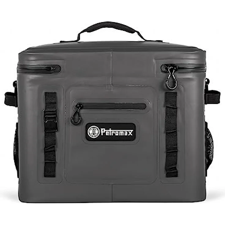 Petromax Kühlbox (22 l), graue Kühltasche mit wasserabweisendem Nylon-Gewebe, für bis zu 4 Tage Kühlung ohne Strom – Bild 2