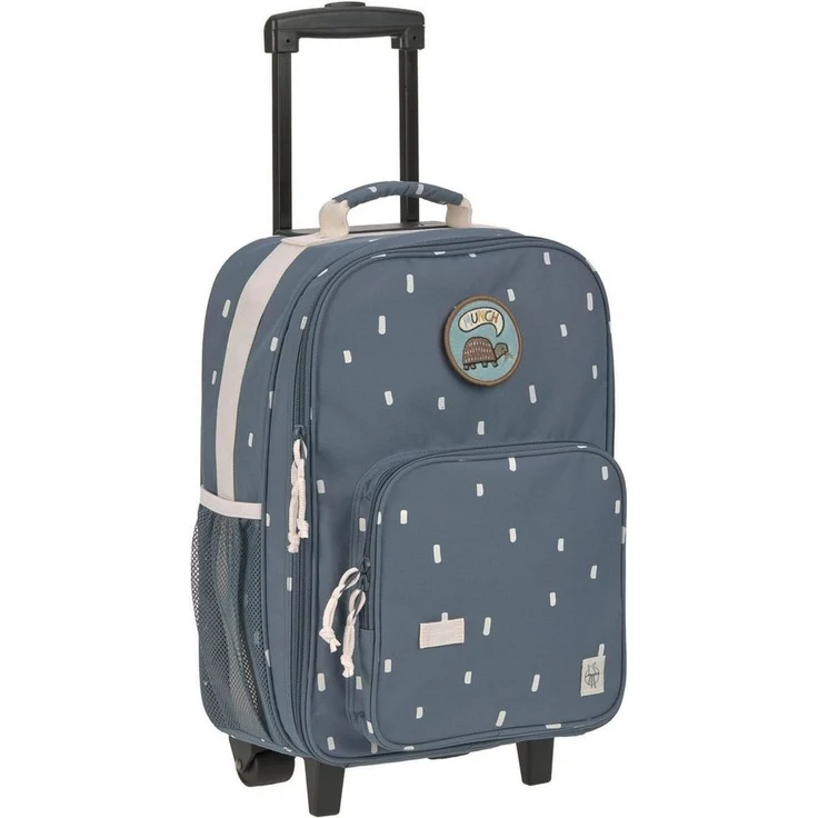 LÄSSIG Kinderkoffer Happy Prints, Trolley, Midnight Blue, 2 Rollen – Bild 1