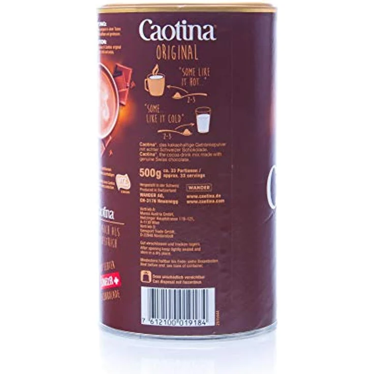 Caotina Original Kakao Vollmilch Dose, 500g – Bild 4
