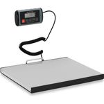 Steinberg Systems Feinwaage Paketwaage digital Industriewaage Bodenwaage Versandwaage LCD 100 kg, präzise Messung bis 100 kg, Edelstahl, externes LCD - Preisvergleich