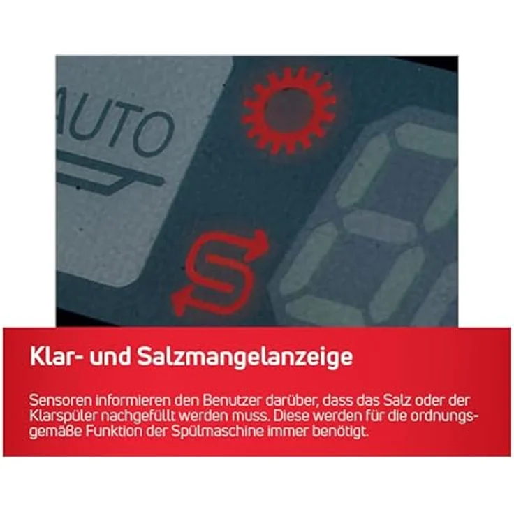 Amica EGSPV 587 915, Geschirrspüler, E, Geräuschemissionsklasse C, Geräuschemissionen 49 Dezibel – Bild 9