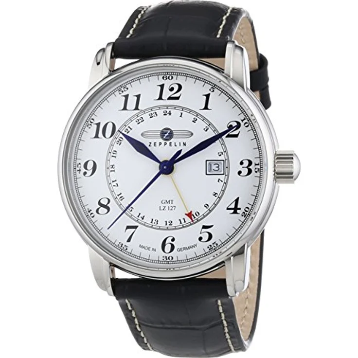 Zeppelin Herren Analog Quarz Uhr mit Leder Armband 76421 – Bild 1