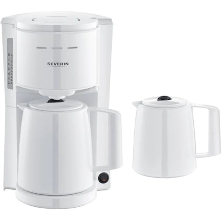 Severin KA 9309 Kaffeemaschine Weiß Mit Thermoskanne
