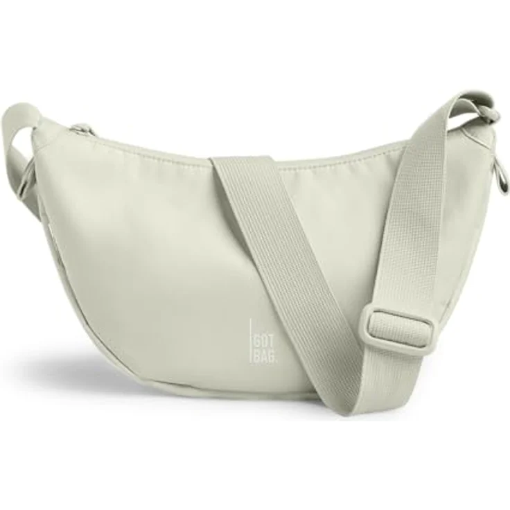 Got Bag Moon Bag Umhängetasche, grau, 32 cm x 9 cm x 18 cm, 100% Polyester – Bild 1