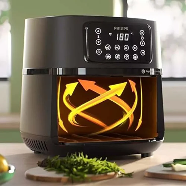 Philips HD9285/96 Airfryer XXL Fritteuse mit Fernverbindung, 7.2 L Kapazität (inkl. Zubehör) – Bild 4