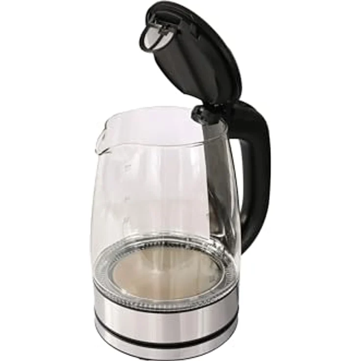 DESKI Wasserkocher Glas Wasserkocher 1,7 L 2000 Watt mit LED Beleuchtung, blau – Bild 3