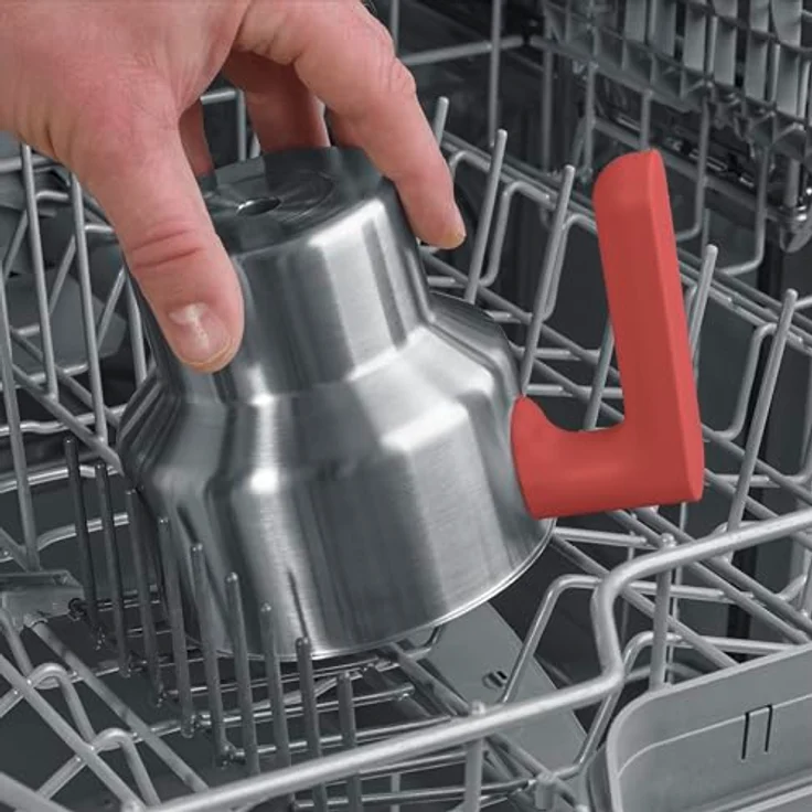 Severin SM 3595 Induktions-Milchaufschäumer, elektrischer Milchschäumer mit Edelstahlbehälter, kaltes und warmes Aufschäumen, Schokoladen-Funktion, geeignet für vegane Milch, pink – Bild 4