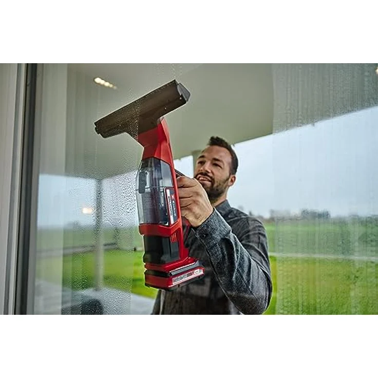 Einhell Akku-Fensterreiniger BRILLIANTO Power X-Change (18 V, 28 cm lange Saugdüse, streifenfreie Reinigung, inkl. Sprühflasche mit Mikrofasertuch, ohne Akku) – Bild 3