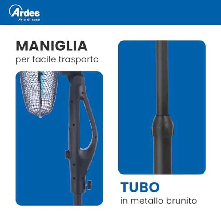Ardes AR5EA41PB Easy 41PB Plus Standventilator 3 Flügel 40 cm rund – Bild 7