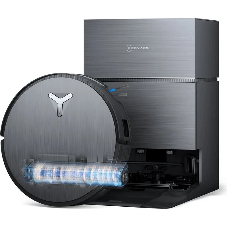 ECOVACS DEEBOT X11 Pro Omni, Saugroboter mit 19500 Pa Saugleistung, 75°C-Heißwasser-Wäsche, OZMO Roller 2.0 und Heißlufttrocknung bei 63°C