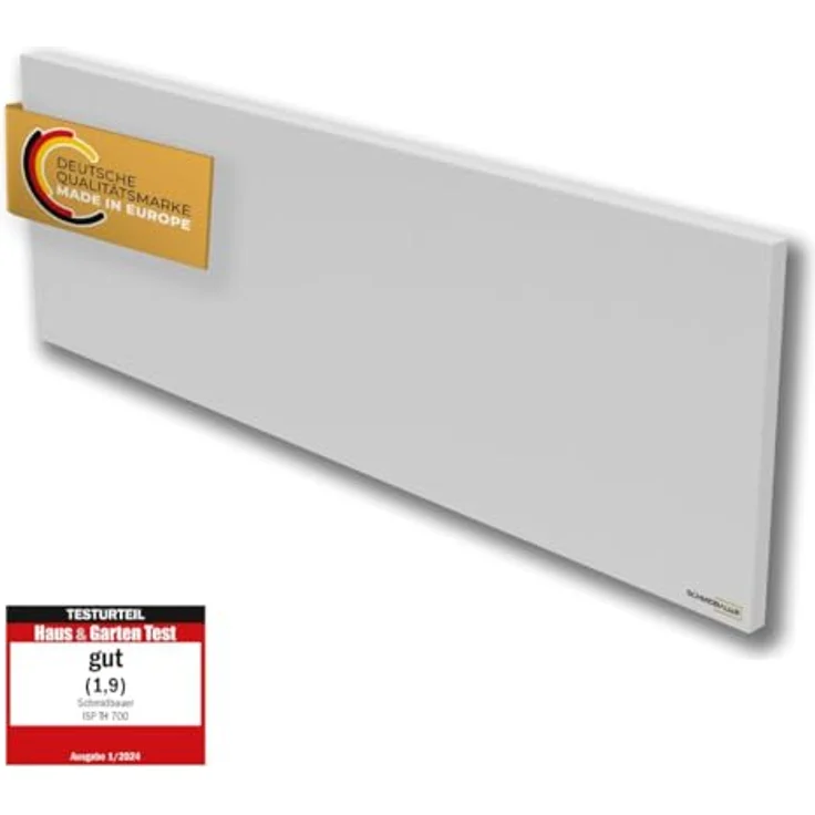 Schmidbauer Infrarotheizung Concept 550 Watt - deutsche Qualitätsmarke - Überhitzungsschutz - Wand/Deckenhalterung – Bild 1