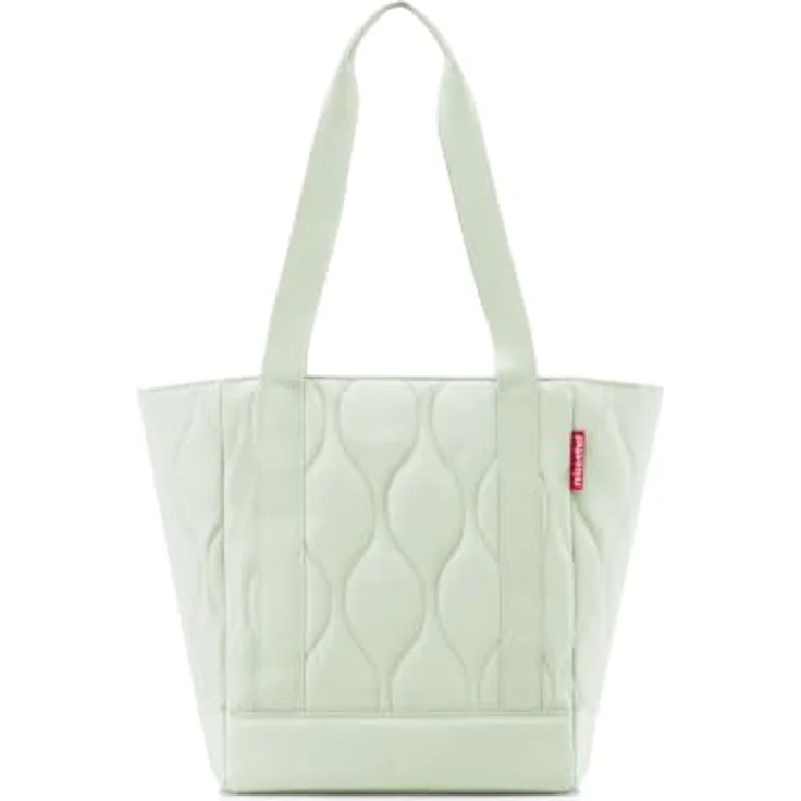 reisenthel travelshopper puffer iced matcha, geräumige Hand- und Reisetasche mit Reißverschluss und Trolley-Aufsteckfunktion, 22 L – Bild 1