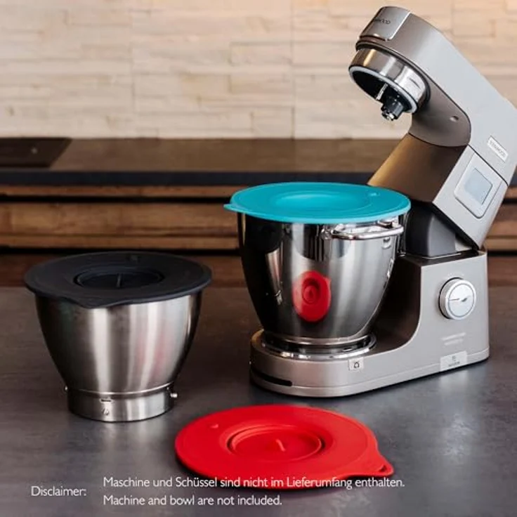 Kenny Professional Profi-Frischhaltedeckel "Überzieher" für Kenwood Chef XL Modelle (Aquamarin) - Optimaler Frischeschutz, kompatibel mit fast allen Kenwood Chef XL Schüsseln – Bild 7
