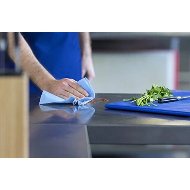 TORK 128407 Reinigungstücher, 3-lagige, blaue Papierwischtücher für schwere Reinigungsaufgaben – Bild 11