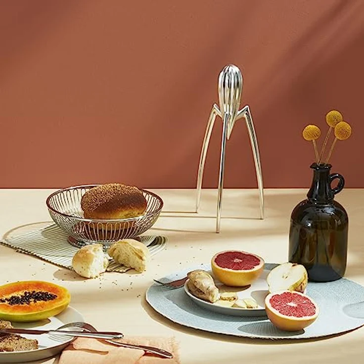 Alessi JUICY SALIF Zitronenpresse aus Gußaluminium, glänzend, silber – Bild 6