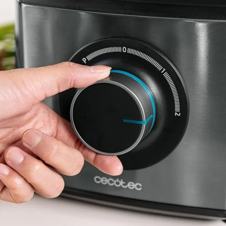 Cecotec Küchenmaschine Paprika 1300 Full, Edelstahl, 2000W Motor, 3,5-Liter-Schüssel, 1,8-Liter-Krug, Saftpresse, zwei Geschwindigkeiten, drei Schneidscheiben – Bild 4