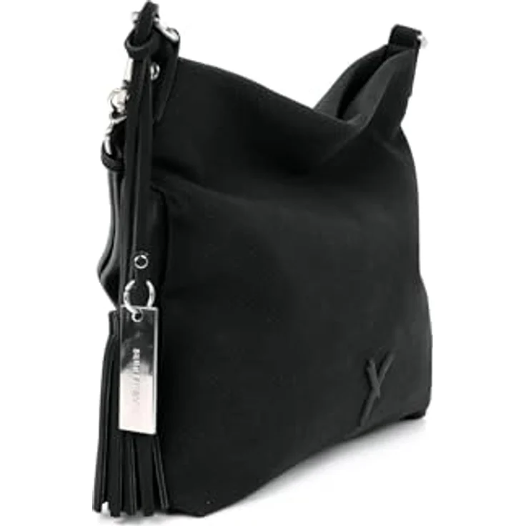 SURI FREY Romy Basic Crossover Bag, Umhängetasche mit Perforation, Schwarz – Bild 3
