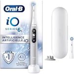 Oral-B, Elektrische Zahnbürste, iO 6S Erwachsener Vibrierende Zahnbürste Grau, Weiß
