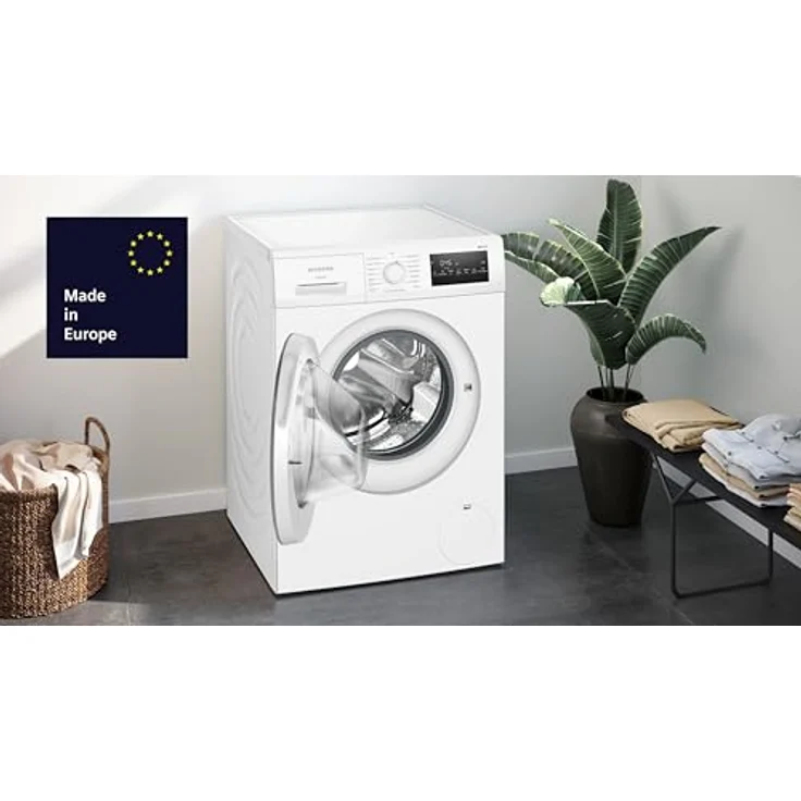 SIEMENS WM14N22A iQ300 Waschmaschine, 9,0 kg, 1351 U/Min., A, mit speedPack L und smartFinish Programm – Bild 2