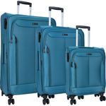 TheTrueC Koffer TheTrueC 3er Kofferset S/M/L Kopenhagen, 4 Rollen in Rose/Grey