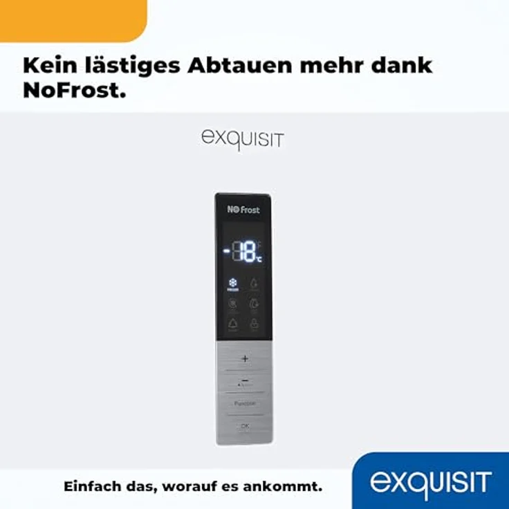 Exquisit GS380-NF-H-050E Gefrierschrank, freistehend, weiß, Energieklasse E – Bild 9