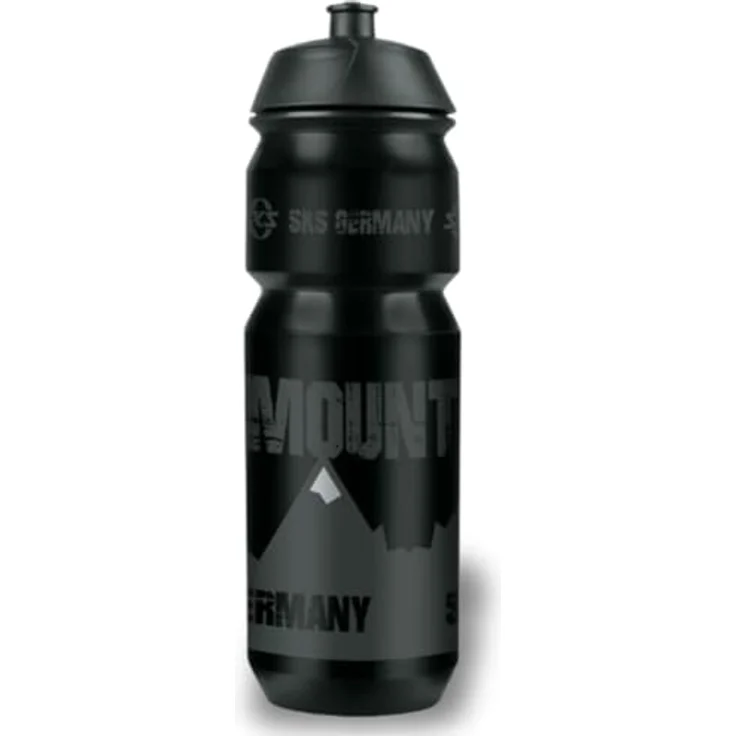 SKS Trinkflasche Mountain, 750 ml, auslaufsicher und ergonomisch, schwarz – Bild 1