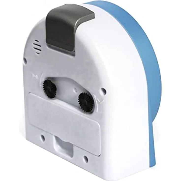 Atlanta Kinderwecker 2127/5, analoger Wecker mit Crescendoalarm, hellblau-weiß, ideal als Geschenk – Bild 2