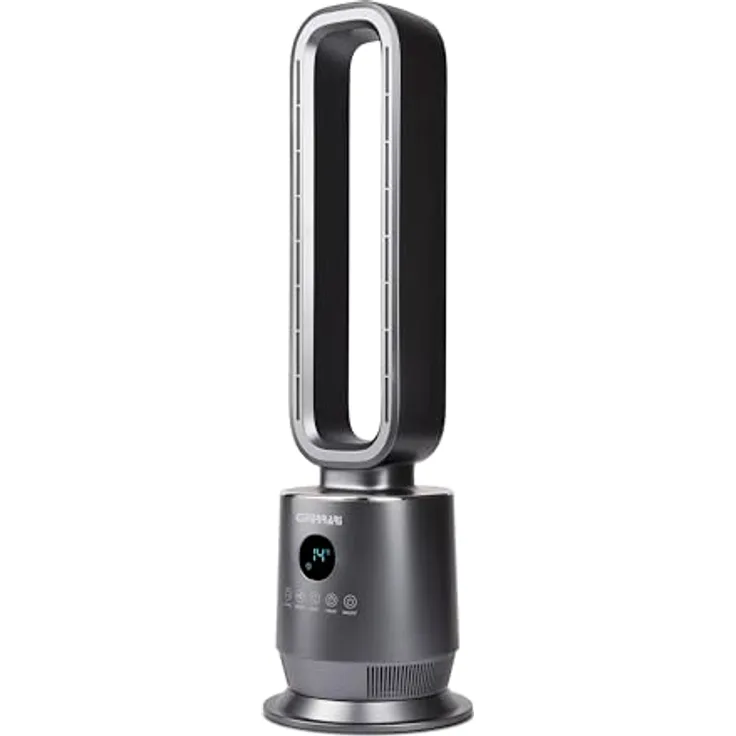 G3 Ferrari G50051 Wind Master, Ventilator mit 12-Stunden-Timer und horizontaler Rotation, grau