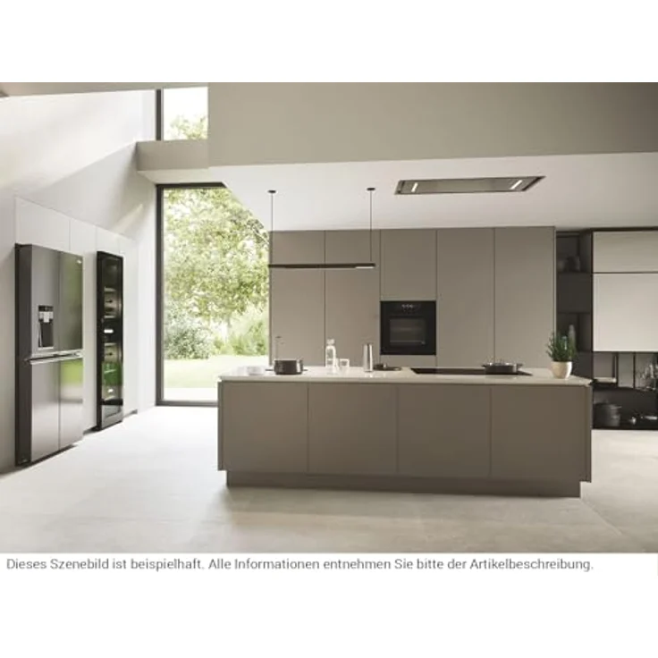 Haier HACI100RCS6X Deckenhaube, 100 cm Edelstahl, Abluft- und Umluftbetrieb, 4 Leistungsstufen, Fernbedienung, LED Beleuchtung – Bild 4