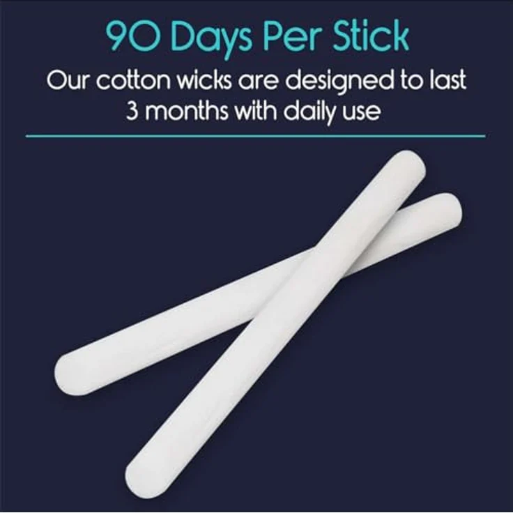 INF 10cm Luftbefeuchter Sticks, 10 Stück Baumwollfilter Nachfüllsticks für tragbare USB Luftbefeuchter im Büro, Schlafzimmer, Auto und Reisen – Bild 2