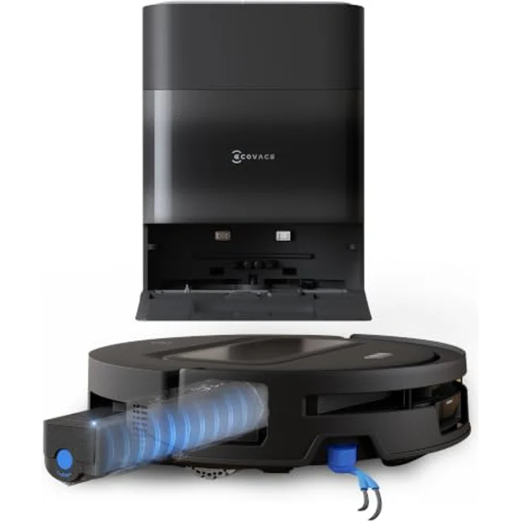 Ecovacs Deebot T90 Max Pro Omni EU, Roboter Staubsauger mit OZMO ROLLER 3.0 und TruEdge 3.0 Kantenreinigung – Bild 1