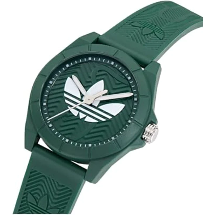 Adidas Originals Unisex Analog Armbanduhr Project Four, grün, Gehäusedurchmesser 41 mm, wasserdicht bis 5 bar, hochwertige Geschenkbox – Bild 2
