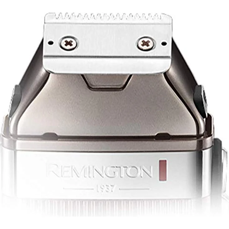 Remington MB9100 Heritage Bartschneider 32 mm Edelstahlklingen 8 Aufsteckkämme silber – Bild 4